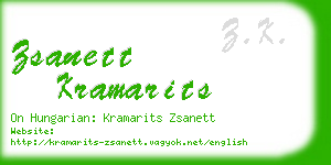 zsanett kramarits business card